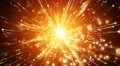 4K Animation. Abstract motion background, shine, light, particles, rays, loop. 4k or 4k+ Resolution