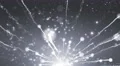 4K Animation. Abstract motion background, shine, light, particles, rays, loop. 4k or 4k+ Resolution