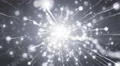 4K Animation. Abstract motion background, shine, light, particles, rays, loop. 4k or 4k+ Resolution