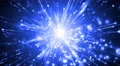 4K Animation. Abstract motion background, shine, light, particles, rays, loop. 4k or 4k+ Resolution