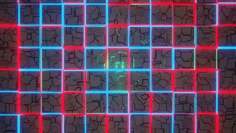 4K animation of an abstract sci-fi surface having beautiful cracks. Stock Footage 149089864