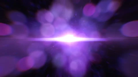 4K Animation of bokeh particles. Light flare with defocused lights. Stock Footage 141558170
