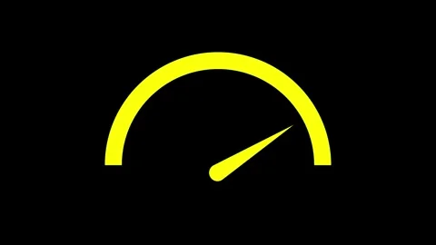 4k animation of car dashboard speedometer gauges on black background. spedo.. Stock Footage 309845526