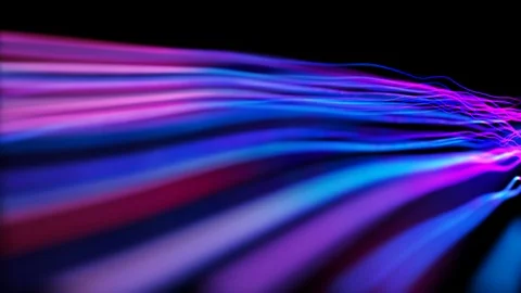 4K Animation of colored lines. Seamless loop motion Stock Footage 119342424