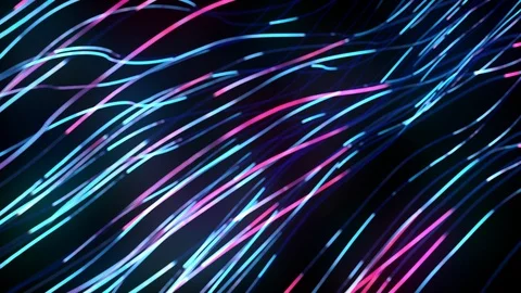 4K Animation of colored lines. Seamless loop motion Stock Footage 119342767