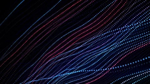 4K Animation of colored lines. Seamless loop motion Stock Footage 119342937