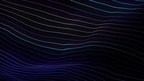 4K Animation of colored lines. Seamless loop motion graphic Stock Footage 119343158