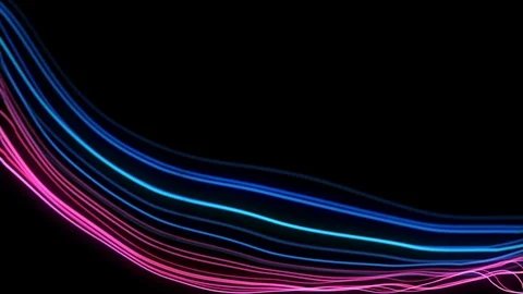 4K Animation of colored lines. Seamless loop motion Stock Footage 119343338