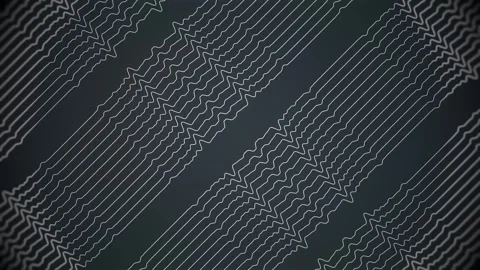 4K animation of diagonal signals that create a glitch or interference effect Stock Footage 325783157