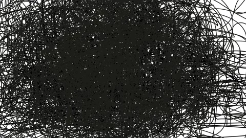 4k animation of drawing black lines Stockbeeldmateriaal 157026552