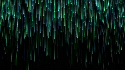 4K Animation of falling bright particles. Particle rain. Stock Footage 112112071