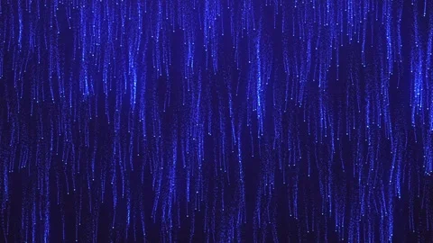4K Animation of falling bright particles. Particle rain. Stock Footage 112235134