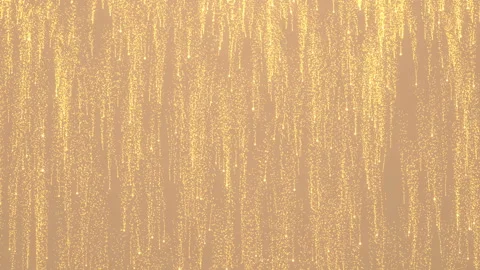 4K Animation of falling bright particles. Particle rain. Flying lights Stock Footage 124321301