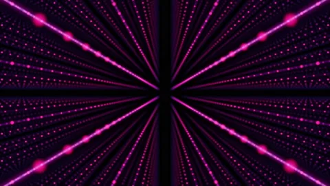 4K Animation Flight through of neon tunnel. Stock Footage 112234417