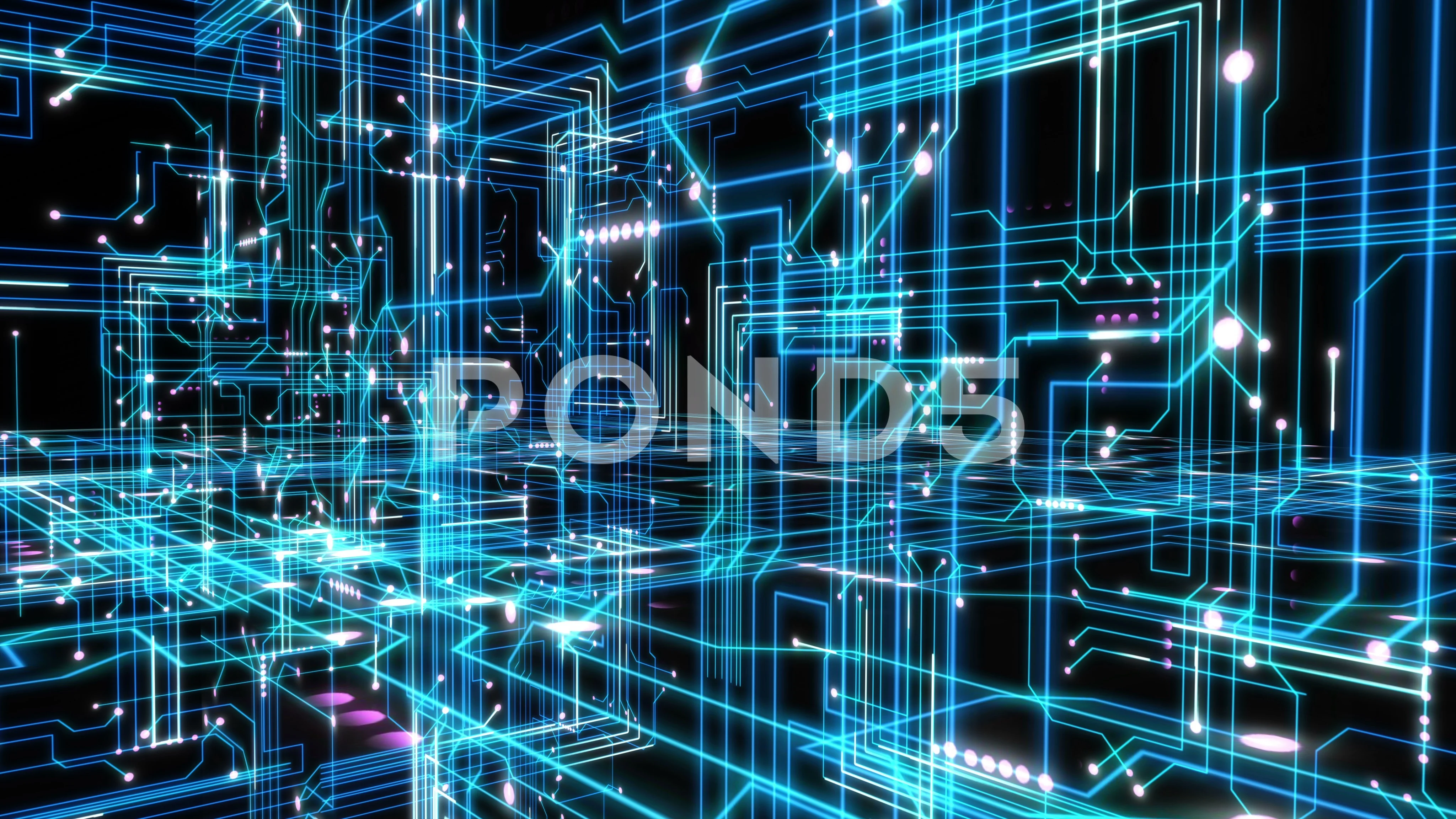 4K Animation futuristic technological ab... | Stock Video | Pond5