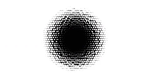 4k animation of hexagon transition Stock Footage 161172934