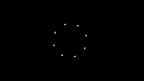 4K Animation loads circle icon on background. Stock Footage 306030536