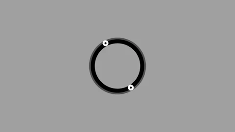 4K Animation loads circle icon on background. Stock Footage 306030547