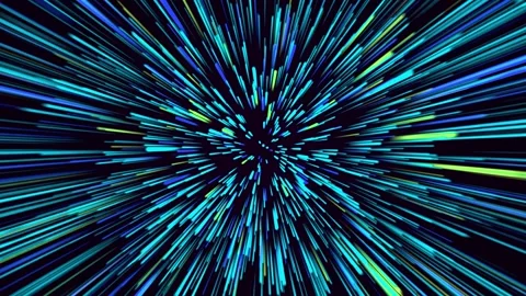 4K Animation Loop Colorful Speed Lines Stock Footage 238422447