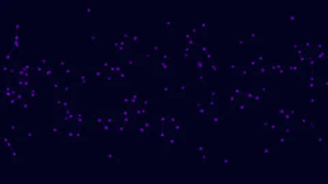 4k Animation Molecular String Stock Footage 161466965