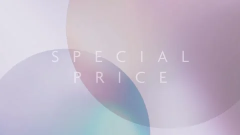 4K animation motion with dynamic text switching between special price 스톡 동영상 311573434