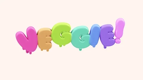 4K animation motion educational video for kids to learn about vegetables Stock Footage 311220789