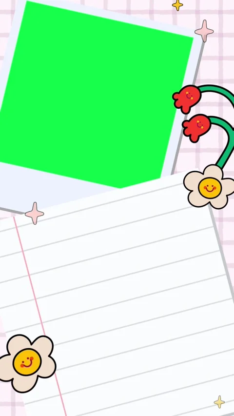 4K animation motion journaling with paper cutouts and space for photos Video stock 310216641