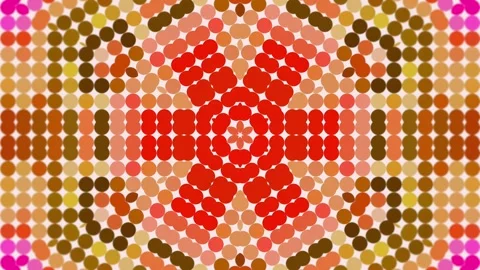 4K animation motion kaleidoscope with hypnotizing mesmerizing patterns Video stock 310216574