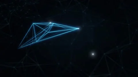 4k Animation of network of connections Dot Node people icons interacting. Stock Footage 157728873