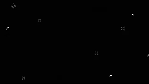 4k animation of a retro pattern background with geometrical shapes and lines Video stock 170997210