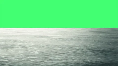 Sea/Ocean water animated Green Screen #3