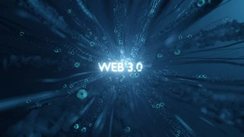 4K animation. The word WEB 3.0 illuminat... | Stock Video | Pond5