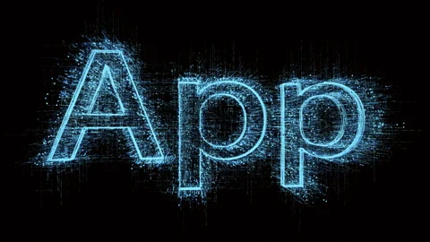 4k App word tag cloud,binary computer code. 库存影片 108013573