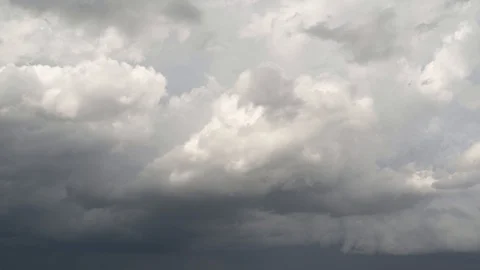 4K. Approaching a dark huge cloud . Stock Footage 129783077