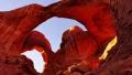 4K Arches 19 Windows Section Sunset Double Arch Utah USA 4k or 4k+ Resolution