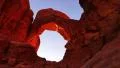4K Arches 20 Windows Section Sunset Double Arch Utah USA 4k or 4k+ Resolution