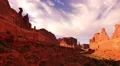 4K Arches Timelapse 02 Sunset at Park Avenue Courthouse Towers Utah USA 4k or 4k+ Resolution