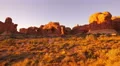 4K Arches Timelapse 05 Sunset at Windows Section Double Arch Utah USA 4k or 4k+ Resolution