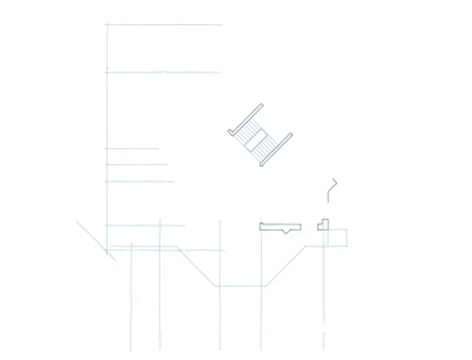 4K architecture sketch - house plan Stock Footage 7727069