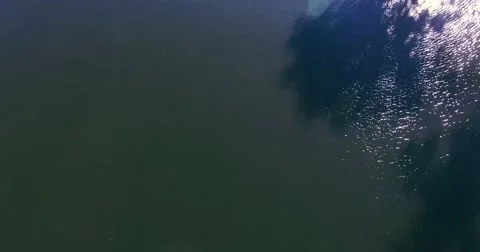 4K Arial view over the river Stock Footage 53994239