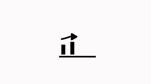 4K Arrow Icon Animation  After Effects Motion Graphic Design Video stock 312410627