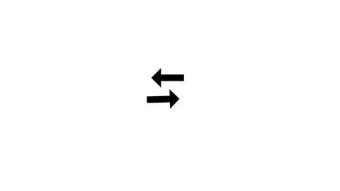 4K Arrow Icon Animation  Clean Motion Graphic in After Effects Stock Footage 312231173