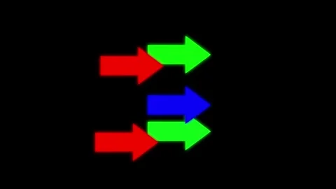 4k arrow line moving on screen Stock Footage 332584713