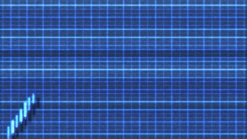 4K Ascending Triangle Bullish Sci-Fi Stock Chart Pattern 1 Stock Footage 107134116