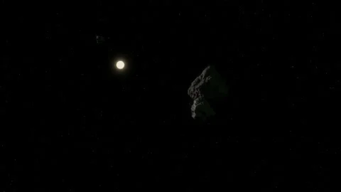 4k Asteroid Collision Stock Footage 145731530