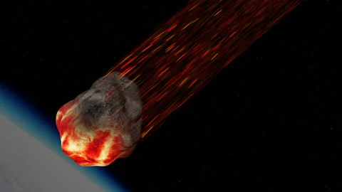 4k Asteroid Reentry Stock Footage 151809711