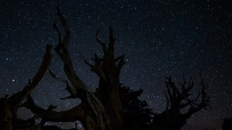 4K Astro Time Lapse of Starry Sky over A... | Stock Video | Pond5