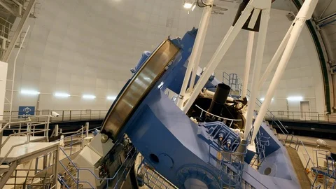 4K, astronomical telescope Stock Footage 124989980
