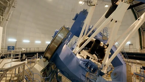 4K, astronomical telescope Stock Footage 124990597