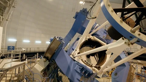 4K, astronomical telescope Stock Footage 124991100